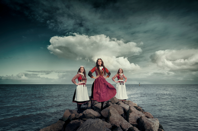  Kim, Tess & Maaike, Marken, Noord-Holland, 2021.