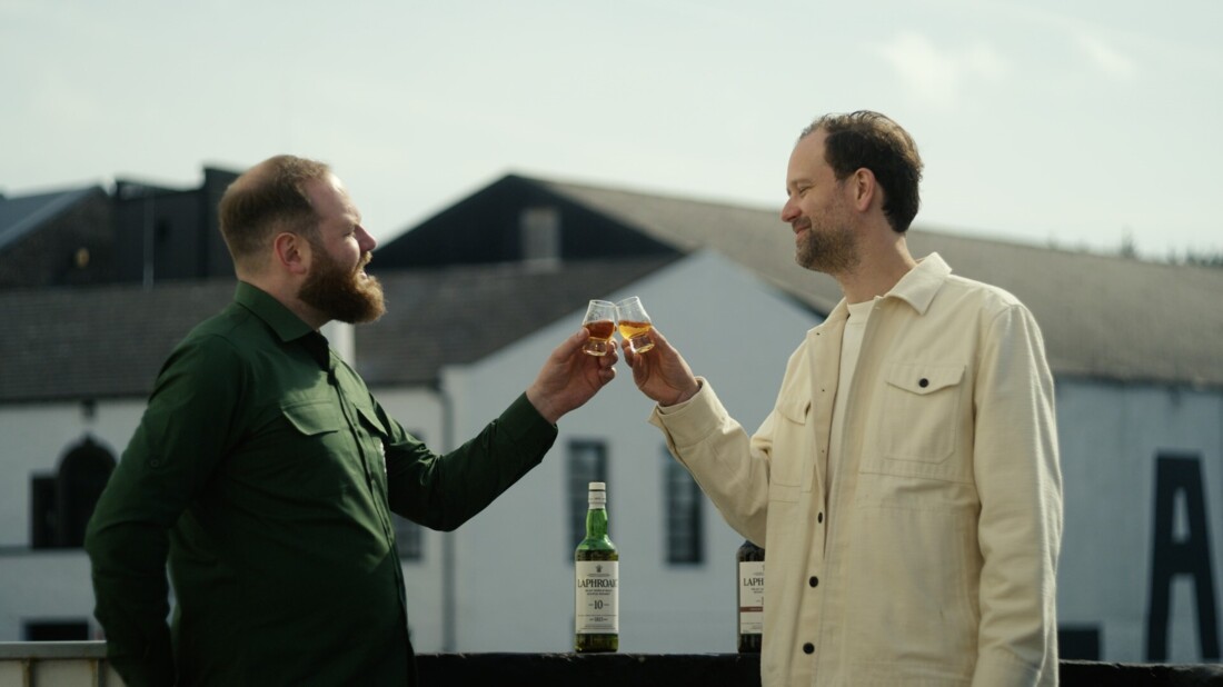 Laphroiag Master Distiller Lewis &  Jamie van Heije