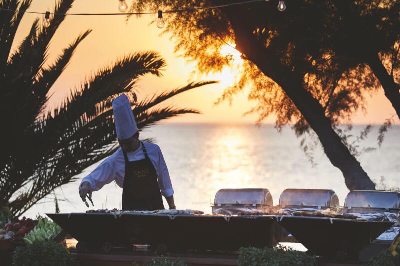 Griekse avond bij Sani Club