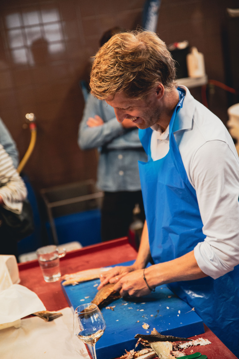 De bijzondere sherry's werden gepaird met gerechten van Rokerij Smit Bokkum © Nicky Regelink