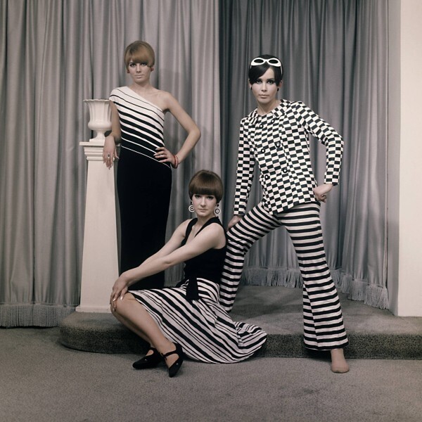 Op-art mode, 1966 Foto H. Hilterman, Nationaal Archief / Spaarnestad
