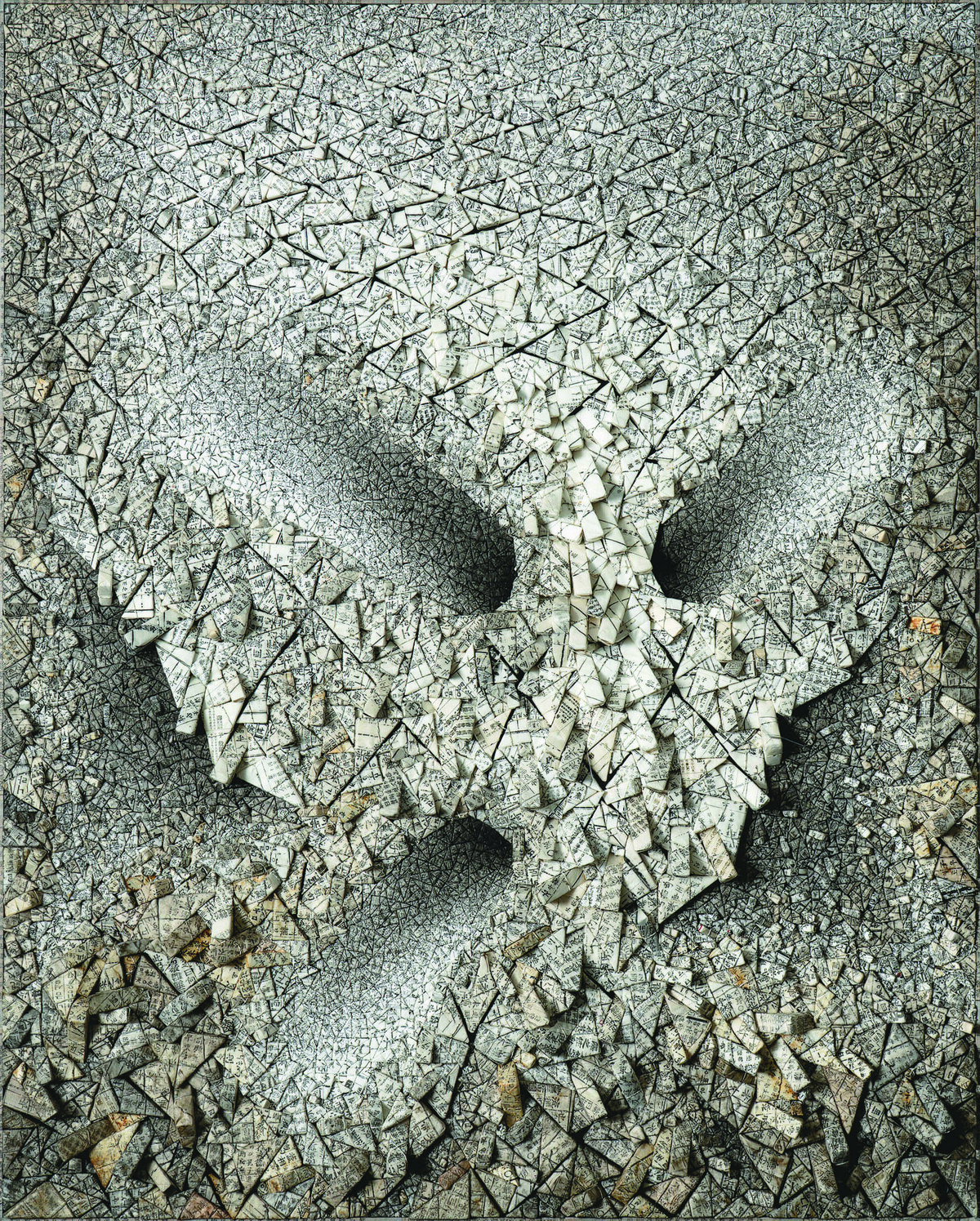 De Brock: Julian Opie (Londen, 1958), Beach Head 17, 2018. Verf op gelamineerd aluminium paneel, 190 x 156 cm