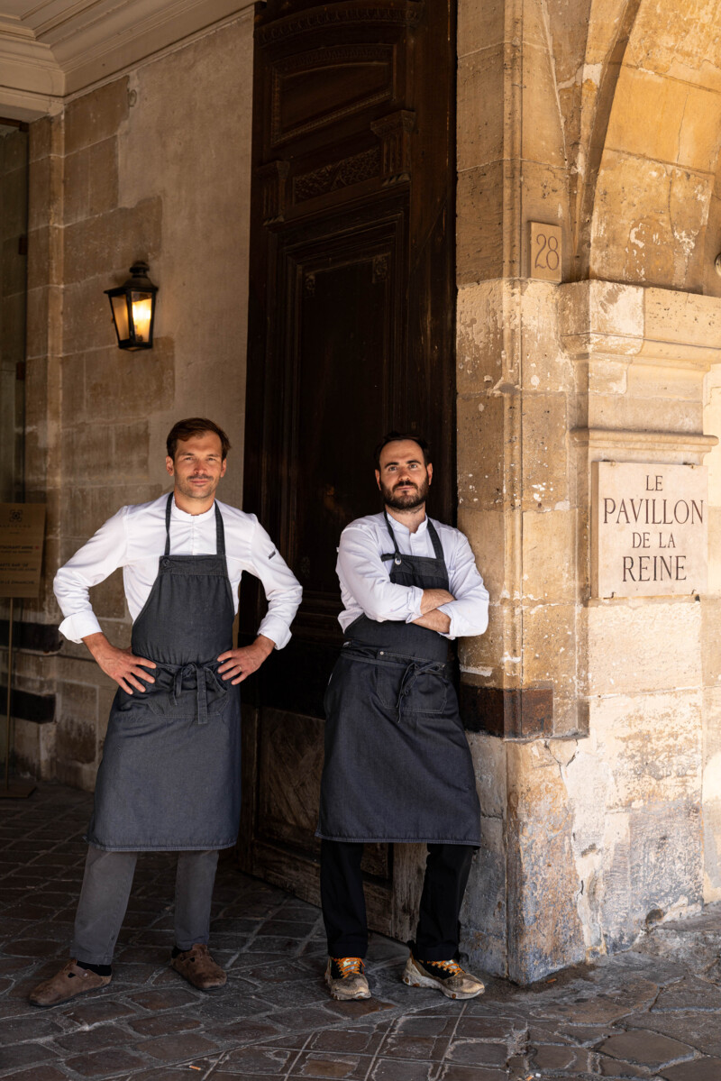 Thibault Sombardier (l) en executive chef Matthieu Pirola (r) © Le Photographe du Dimanche